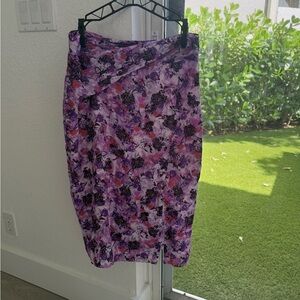 Floral Purple Skirt